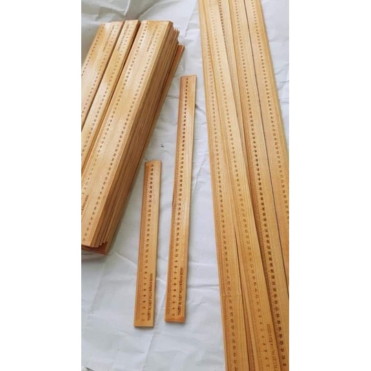 Thước Gỗ 30, 50, 60cm Giáo Viên - Gỗ Sồi