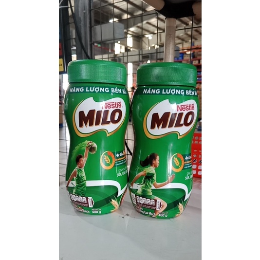 Thức uống lúa mạch Nestlé® Milo® nguyên chất 400g (hũ nhựa)