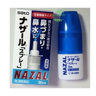 Xịt xoang Nazal Sato Nhật Bản 30ml