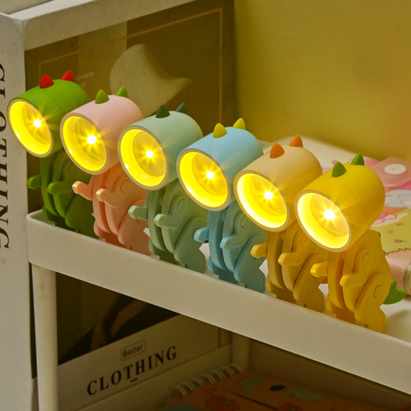 Đèn Ngủ Led Mini Hình Khủng Long Dễ Thương Có Thể Điều Chỉnh Trang Trí Phòng Ngủ Cho Bé