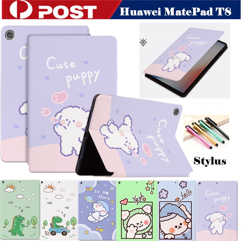 Ốp Bao Da Máy Tính Bảng Nắp Lật Chống Sốc Cho Huawei MatePad T8 Kobe2-L03 / KOB2-L09 Ốp