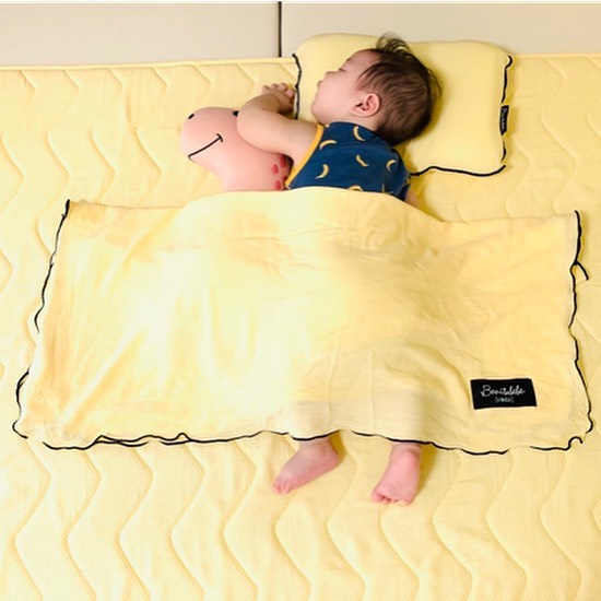 Chăn/ Mền Hè Muslin mềm mại thông thoáng cho trẻ nhập khẩu Bonitabebe HQ