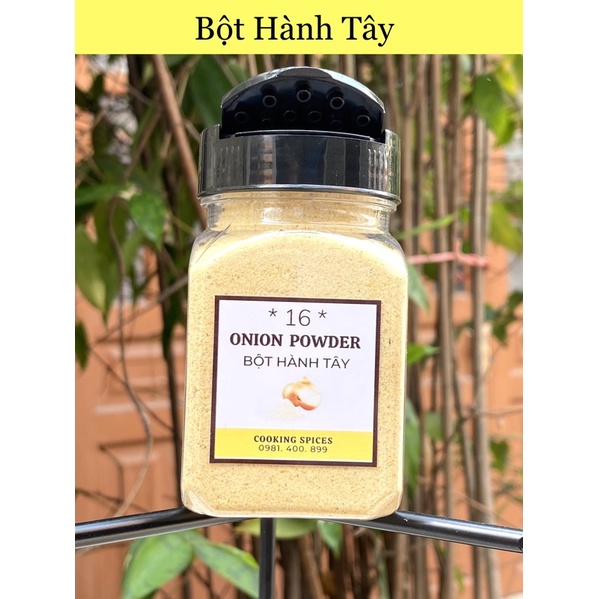 Bột Hành Tây ( Onion Powder ) Hũ dùng tiện lợi. [ Hũ 120ml ]