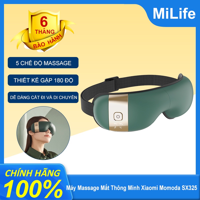 Máy Massage Mắt Thông Minh Xiaomi Momoda SX325 ,pin sạc tiện lợi ,5 chế độ massage thông minh