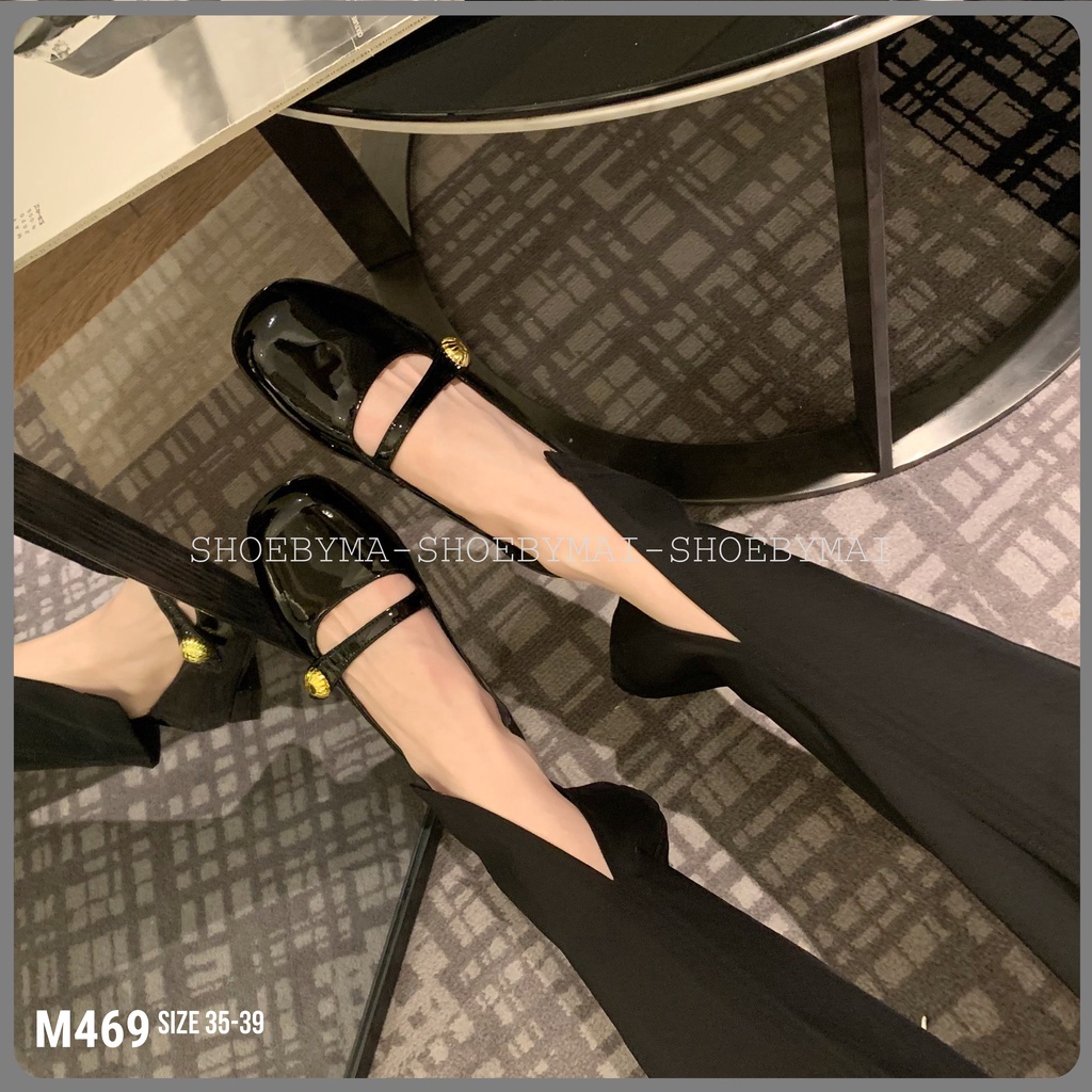Giày nữ tiểu thư marry jane xinh mũi tròn M469