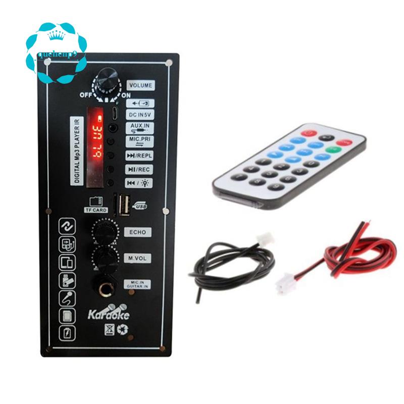 Bảng Mạch Khuếch Đại Âm Thanh Hình Vuông 3.7V Hỗ Trợ Bluetooth AUX TF-Card U-Disk Ghi Âm 5-8Inch