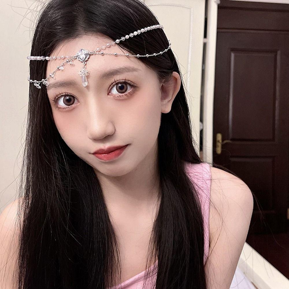 Set 2 Phụ Kiện Cài Tóc Dây Xích Phong Cách Trung Hoa Cổ Điển Mừng Năm Mới