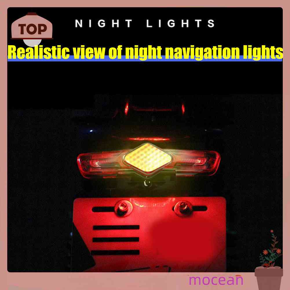 Đèn LED Xi Nhan 36-60V Chống Thấm Nước Gắn Đuôi Xe Đạp Điện