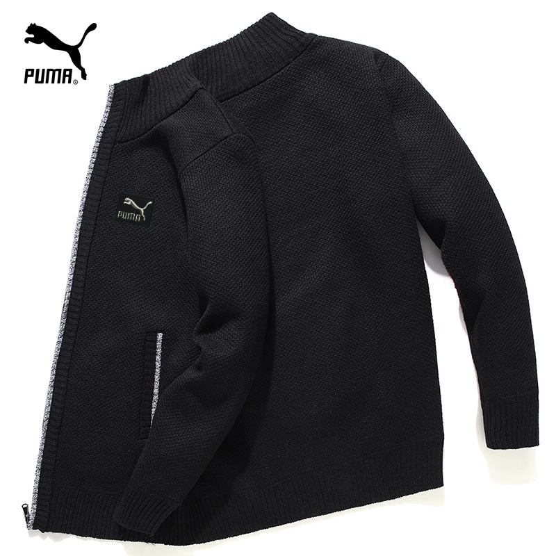 Áo Khoác Thể Thao Puma 100% Lông Cừu Trơn Ấm Áp Cá Tính Cho Nam