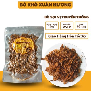 Bò Khô Sợi XUÂN HƯƠNG vị truyền thống thơm ngon 500g