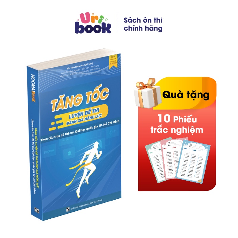 Sách - Tăng Tốc Luyện Đề Thi Đánh Giá Năng Lực Đại học Quốc gia TP.HCM