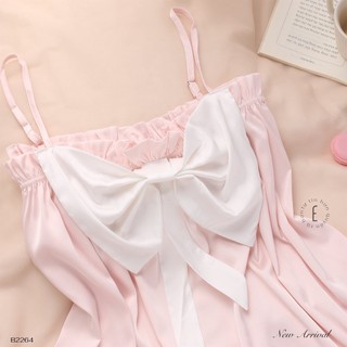 Bộ lụa nơ B2264 chất lụa satin mềm cao cấp