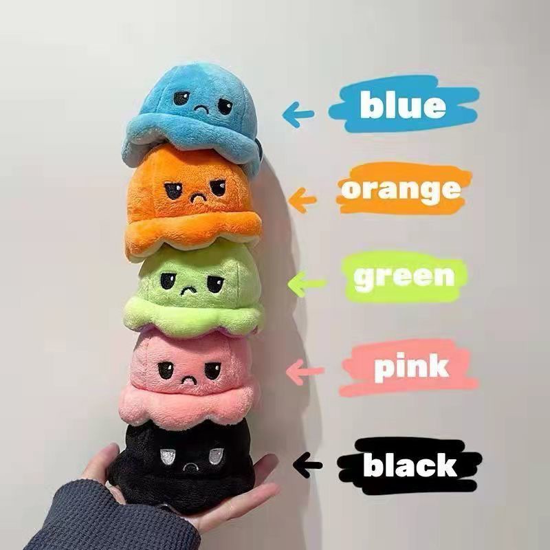 Móc Khóa Hình Bạch Tuộc Nhồi Bông Dễ Thương