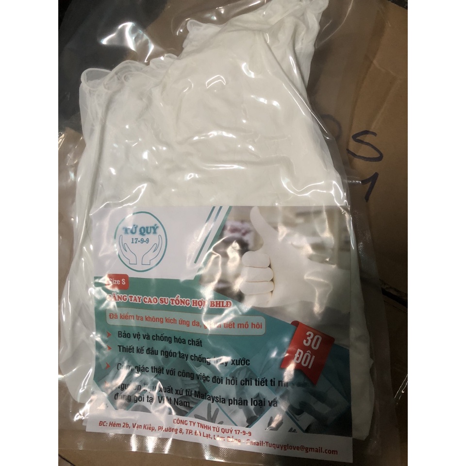 Găng Tay Cao Su Tứ Quý