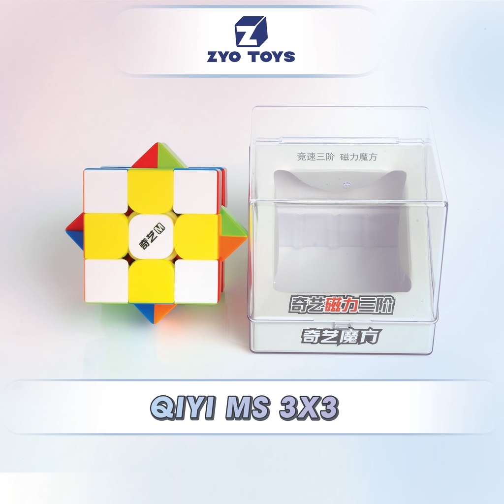 Rubik 3x3 QiYi MS Magnetic 2020 stickerless (Có nam Châm- Hãng Mod M)- - ZyO Toys