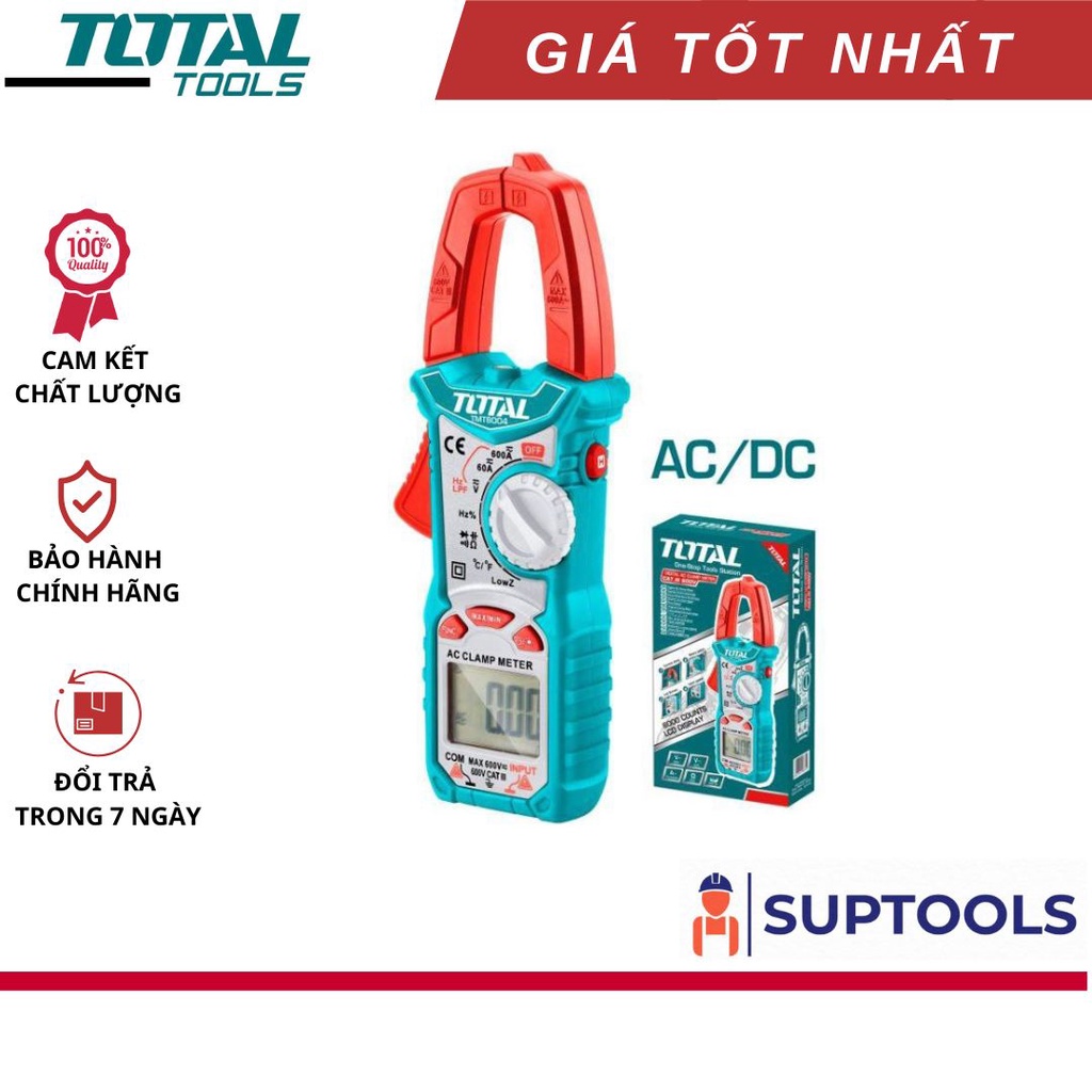 ĐỒ NGHỀ TOTAL Kềm đo DC/AC TMT46004 [Chính Hãng 100%]