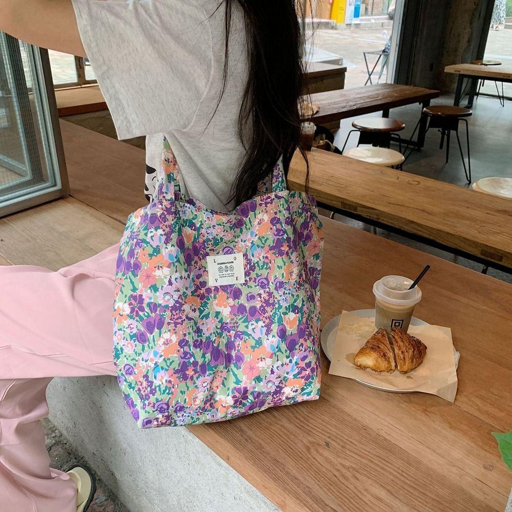 Túi Tote Đeo Vai Sức Chứa Lớn Trọng Lượng Nhẹ Thân Thiện Với Môi Trường Cho Nữ