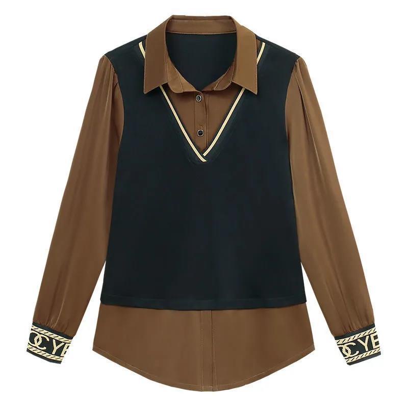 Áo Sơ Mi Dài Tay plus size Cho Nữ