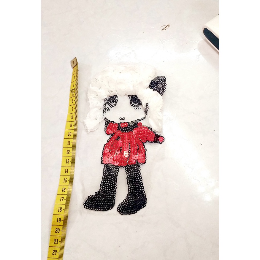 Hình kim sa may lên áo/ hình kim sa trang trí