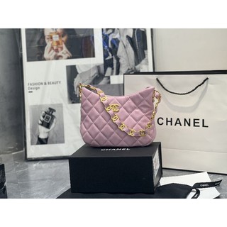 Túi xách nữ Hobo màu hường da mịn yêu dã man sz24cm fullbox vip