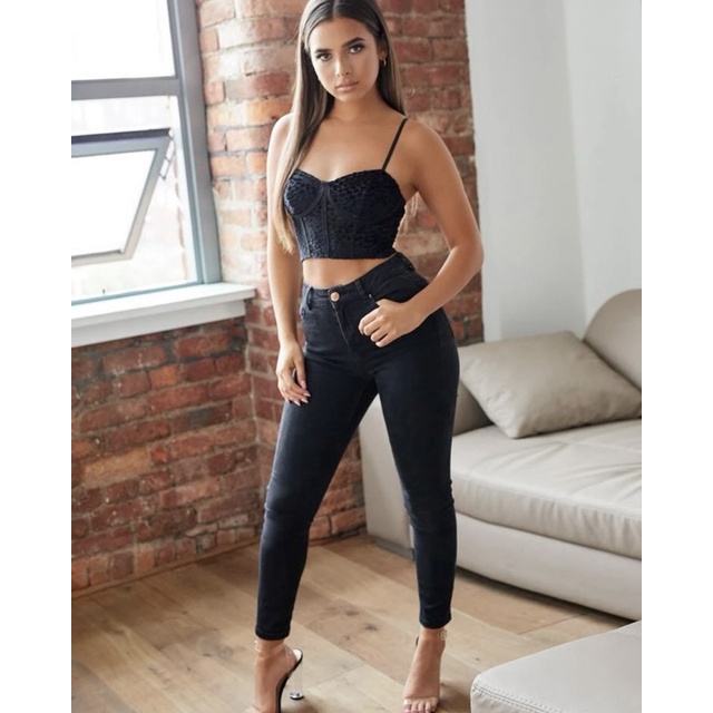 Áo hai dây dáng corset Shein