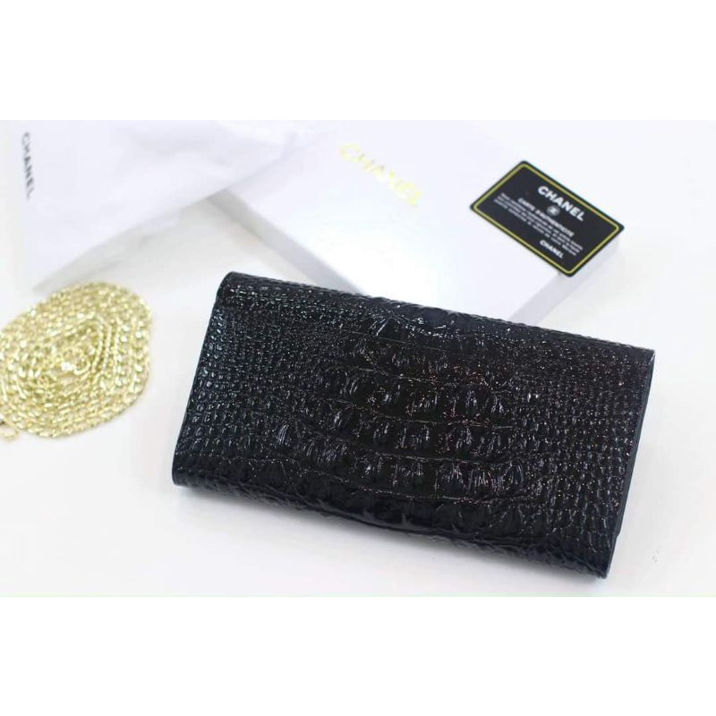 CLUTCH NỮ CHANEO CẦM TAY SANG CHẢNH KÈM DÂY ĐEO CHÉO FULL BOX