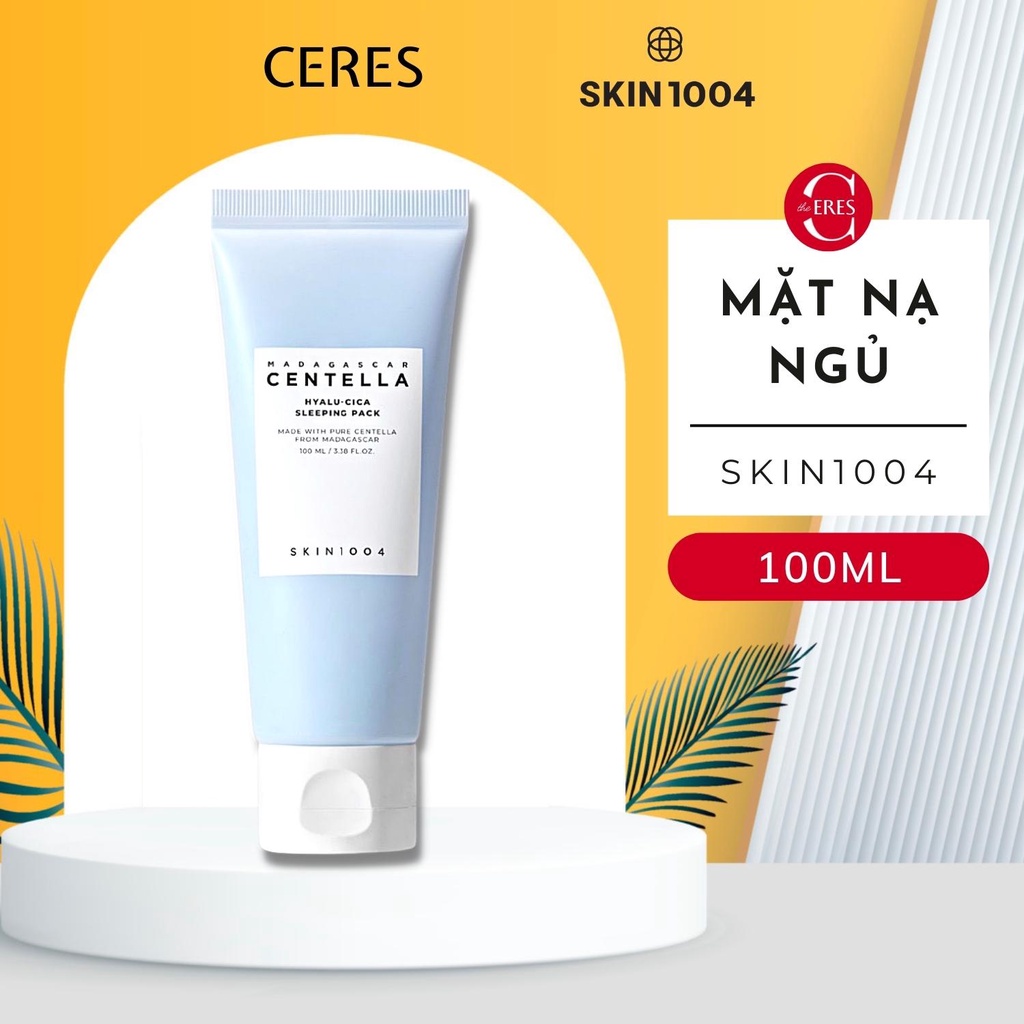 Mặt Nạ Ngủ Skin1004 Madagascar Centella Hyalu-Cica Sleeping Pack Mask Cấp Ẩm Mờ Thâm 100ml