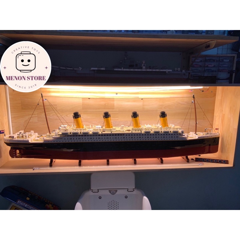 Đồ chơi lắp ráp 6998 8998 77000 82996 10294 Mô hình Tàu Titanic siêu to - Xếp hình thông minh