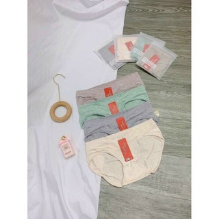 Quần lót bà bầu cạp chéo cotton thông hơi 5817, Quần chip mẹ bầu và sau sinh Cubonshop đáy trắng kháng khuẩn