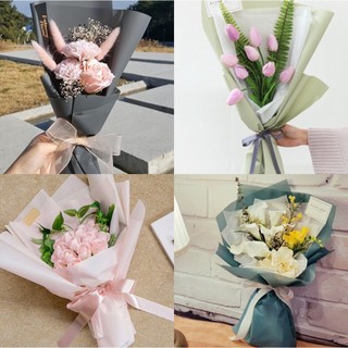 Giấy gói hoa trơn mờ không thấm nước