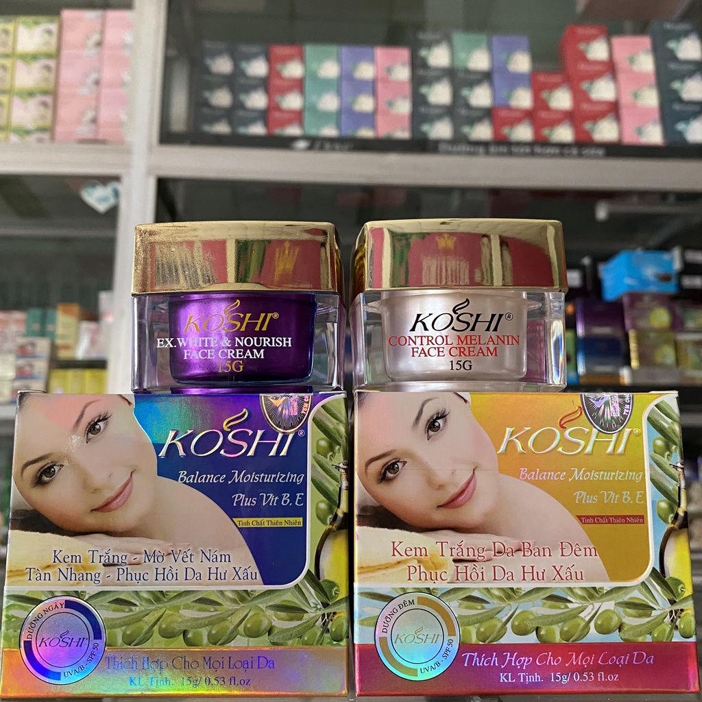 Kem dưỡng da  KOSHI ( Day cream & Night cream)