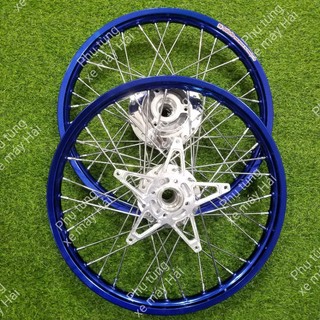 Bánh Căm RAIDER SATRIA F150 Đùm Mạ CROM Căm Mạ CROM Niềng Nhôm Thái Như Hình HTH04 MSPX 22B
