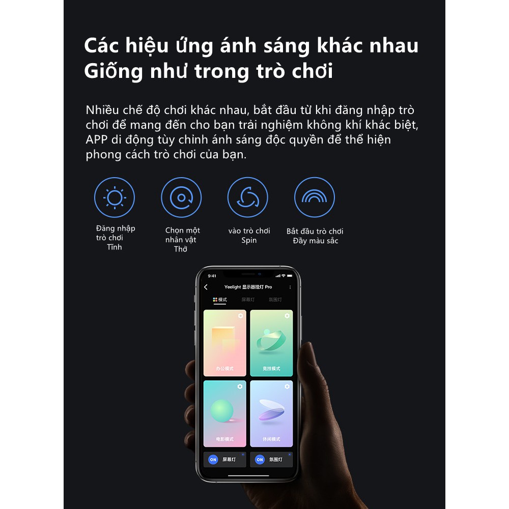 Đèn LED Yeelight YLTD003 Pro Bảo Vệ Mắt Có Thể Điều Chỉnh Phù Hợp Với Razer Chroma Và Sói