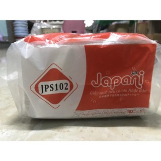 Khăn giấy vệ sinh vuông cao cấp, khăn giấy 100 tờ Japani JPS102
