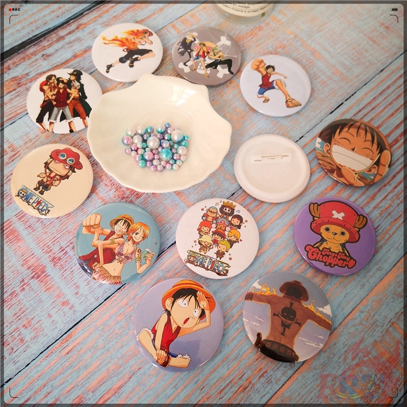 ❣️1 Huy Hiệu Cài Áo Hình One Piece 58MM❣️ Huy Hiệu Cài Áo Hình Anime