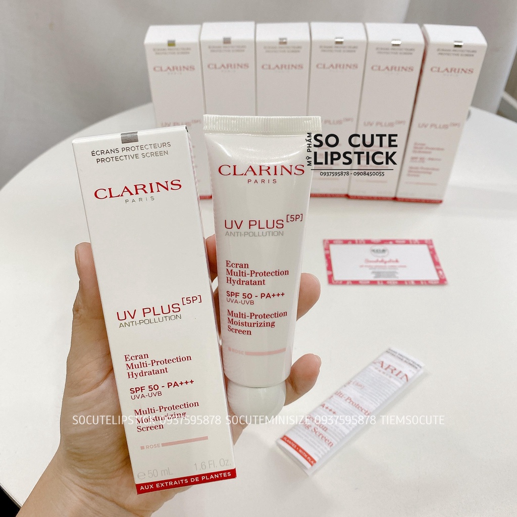 Kem Chống Nắng Clarins UV Plus Anti-Pollution SPF 50 PA++++ 50ml
