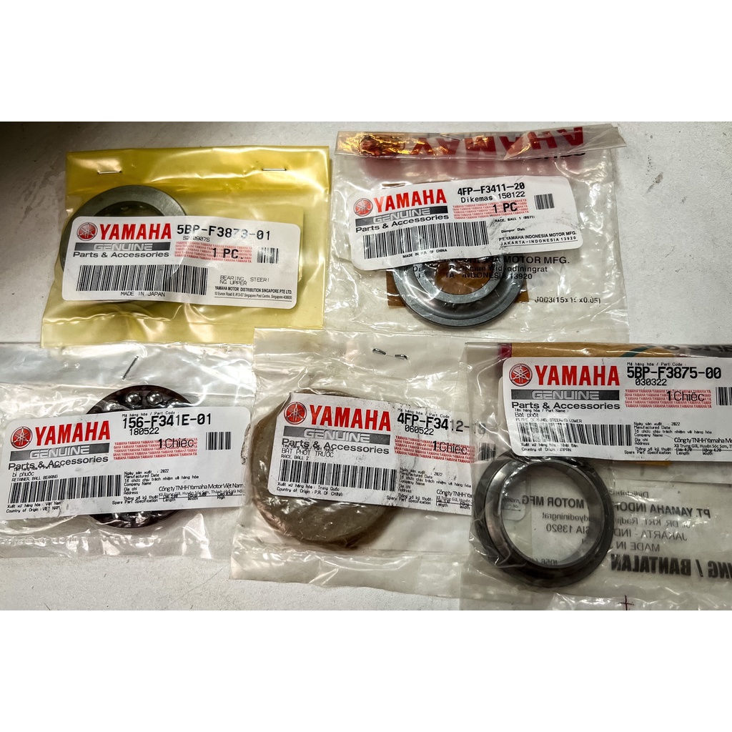 Full Bộ Chén Cổ Yamaha Chính Hãng Cho Yamaha R15V3 / XSR155 / MT15 / FZ155 / FZ150i / TFX