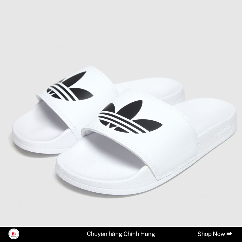 Chính hãng Dép quai ngang Adidas Lite Navy / Trắng / Đen