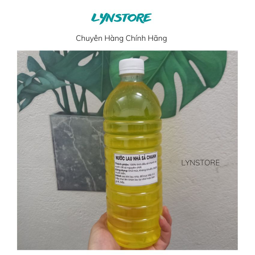 Nước lau sàn sả chanh, nước lau sàn đuổi muỗi hiệu quả 1000 ml, sản phẩm 100% tự nhiên, không sử dụng hương liệu giá rẻ