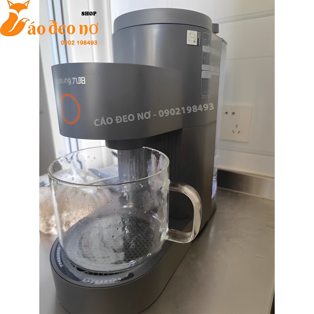 MÁY SỮA HẠT TỰ VỆ SINH CAO CẤP JOYOUNG K350- Cáo đeo nơ bảo hành 12 tháng