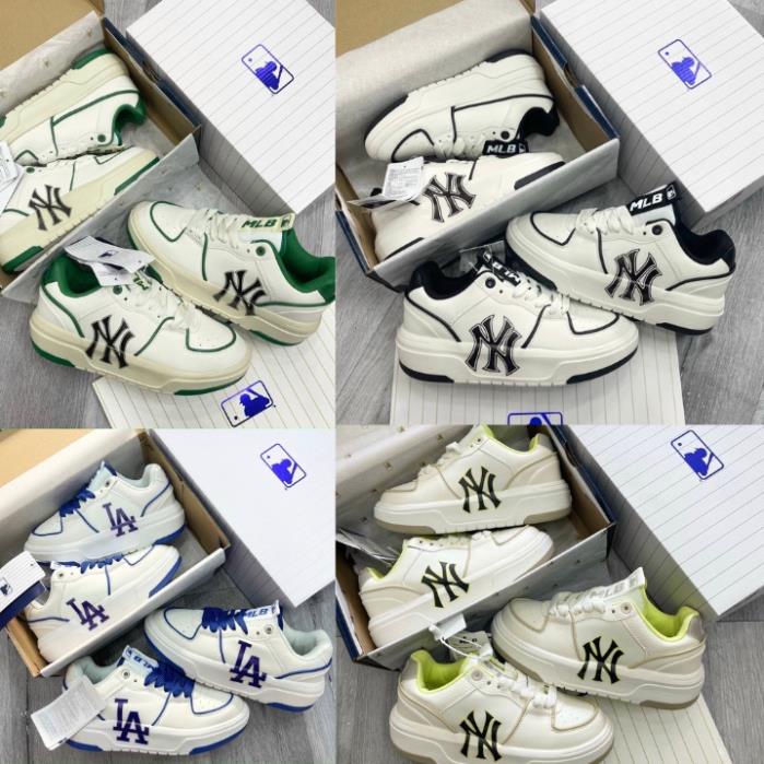 Giày Thể Thao MLB Chunky Liner Xanh Lá, Giày MLB Chunky Liner White Black Các Mẫu Hót 2022 [Full Box - Sẵn Hàng]