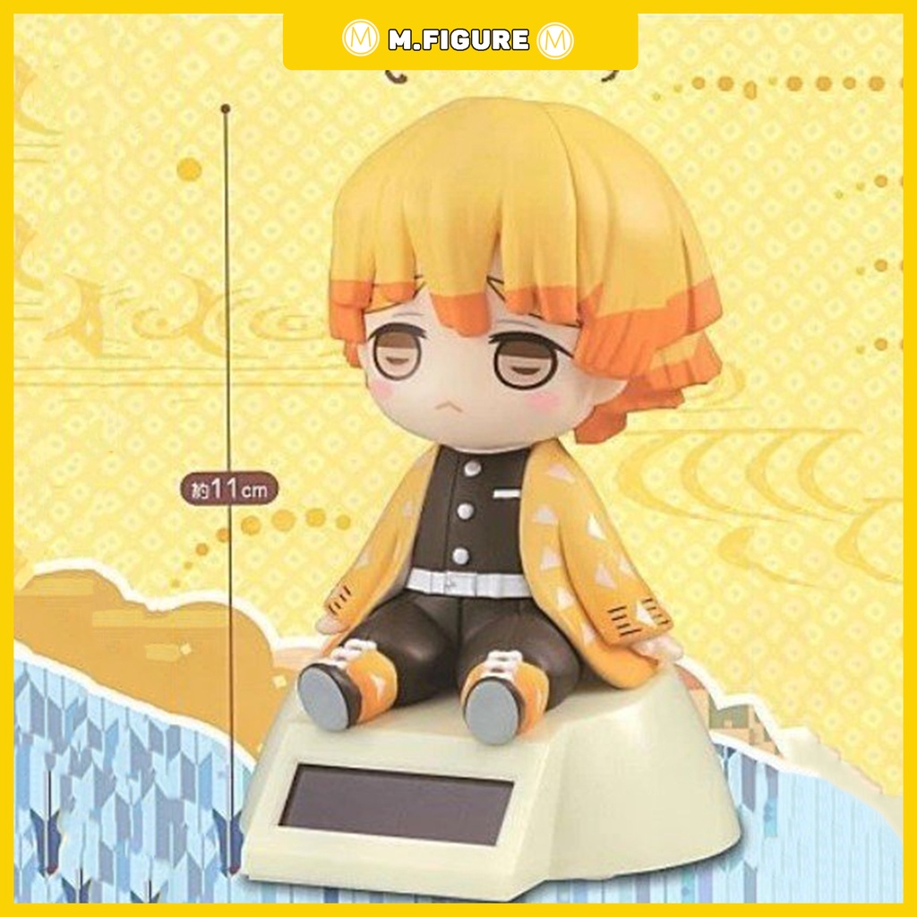 MÔ HÌNH CHÍNH HÃNG TANJIRO, NEZUKO, ZENITSU, INOSUKE LẮC LƯ - SWINGING SOLAR FIGURE