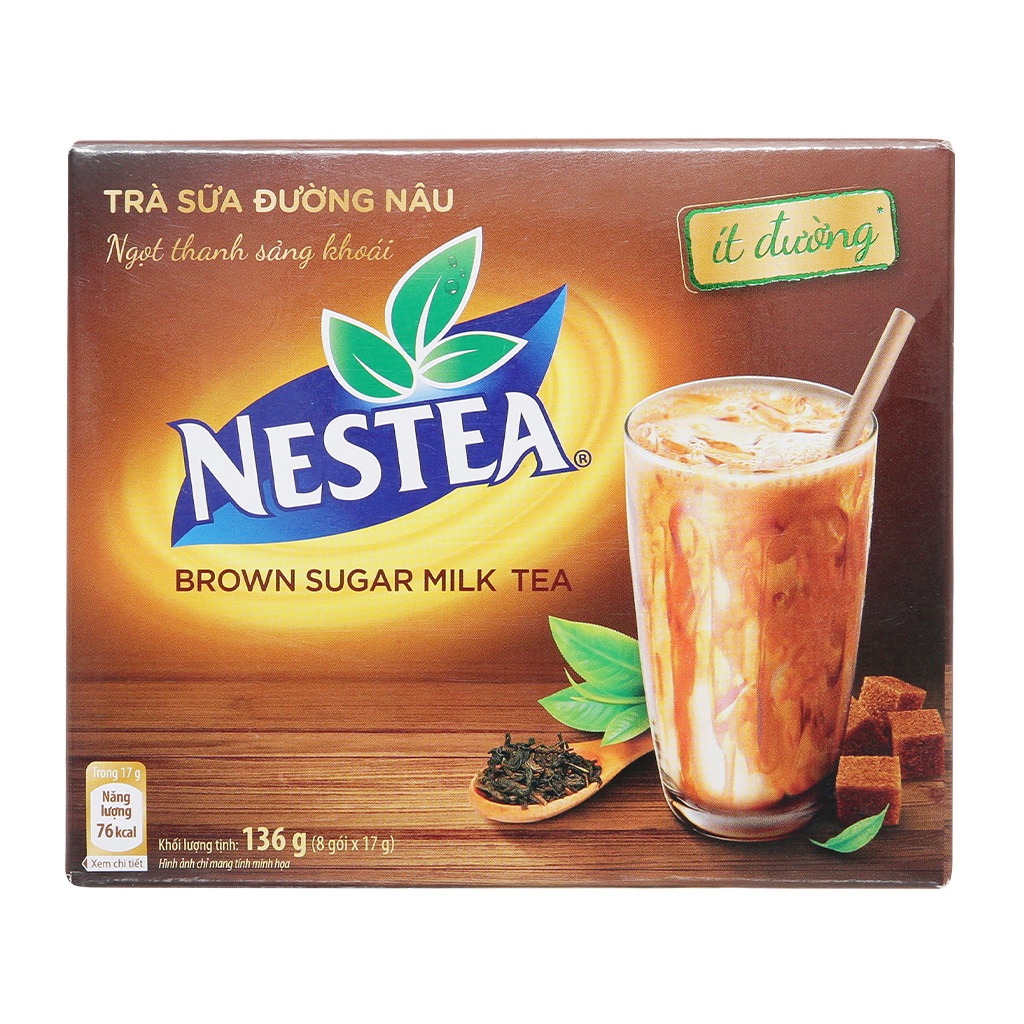 Combo 5 hộp Trà sữa đường nâu NESTEA  / Trà sữa đường nâu NESTEA 136g
