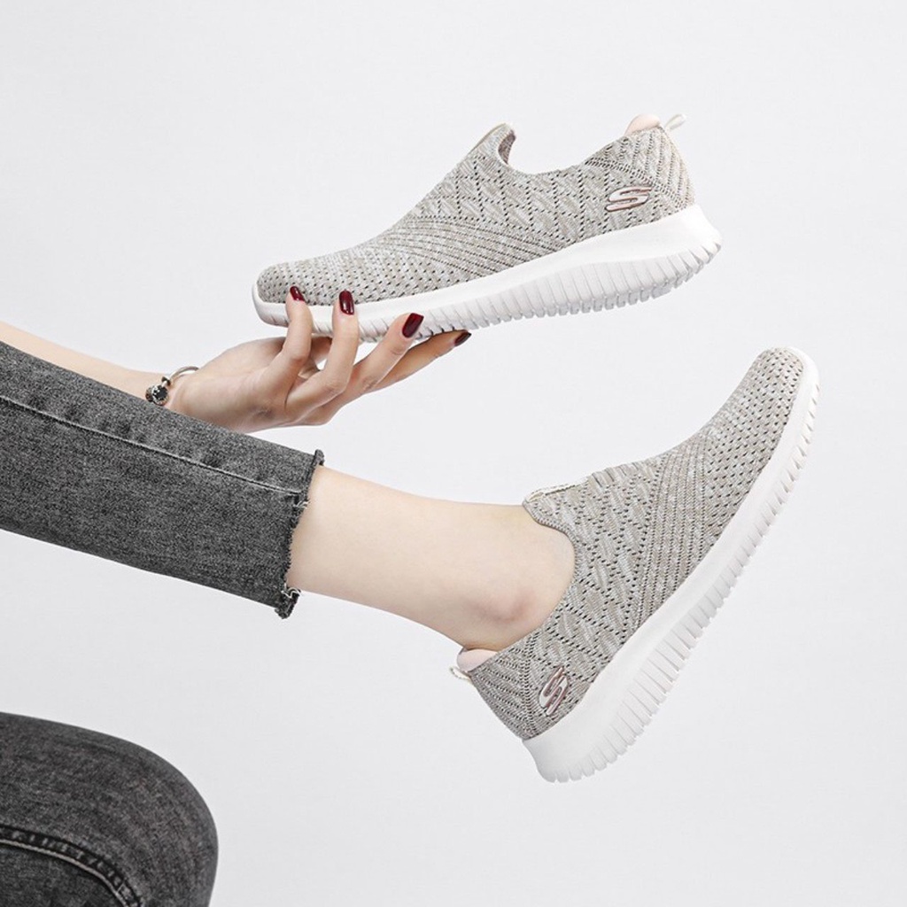 Giày thể thao không dây nữ skecher nhẹ, êm, thời trang