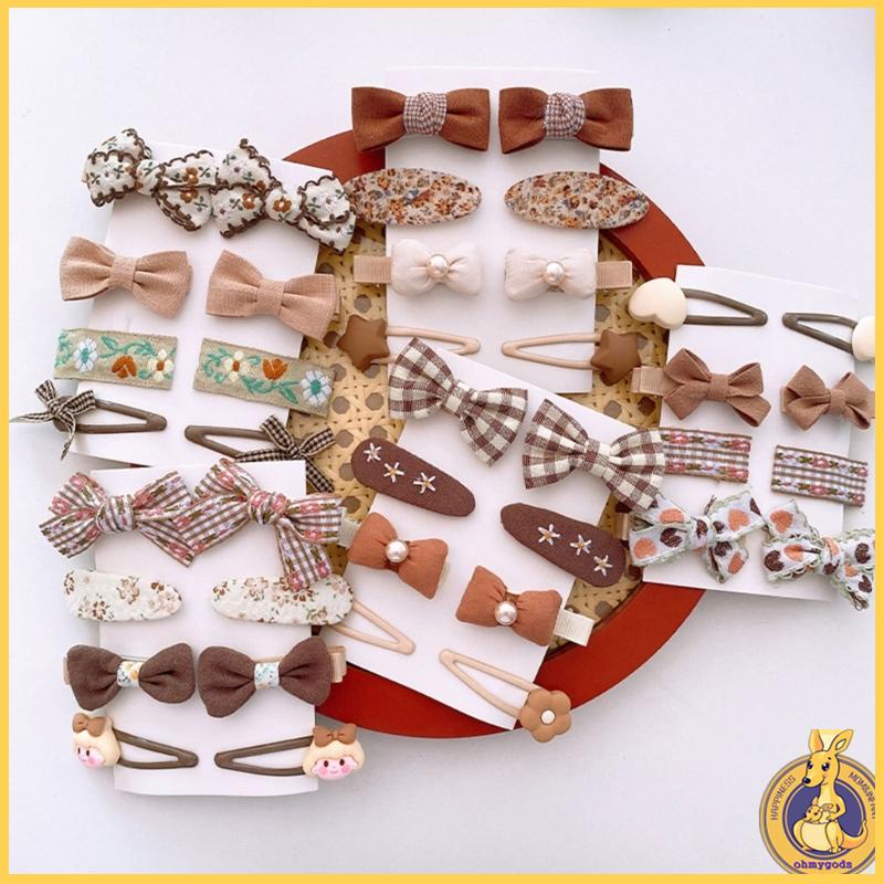 Kẹp Tóc Nơ In Họa Tiết Hoạt Hình Dễ Thương Cho Bé Gái