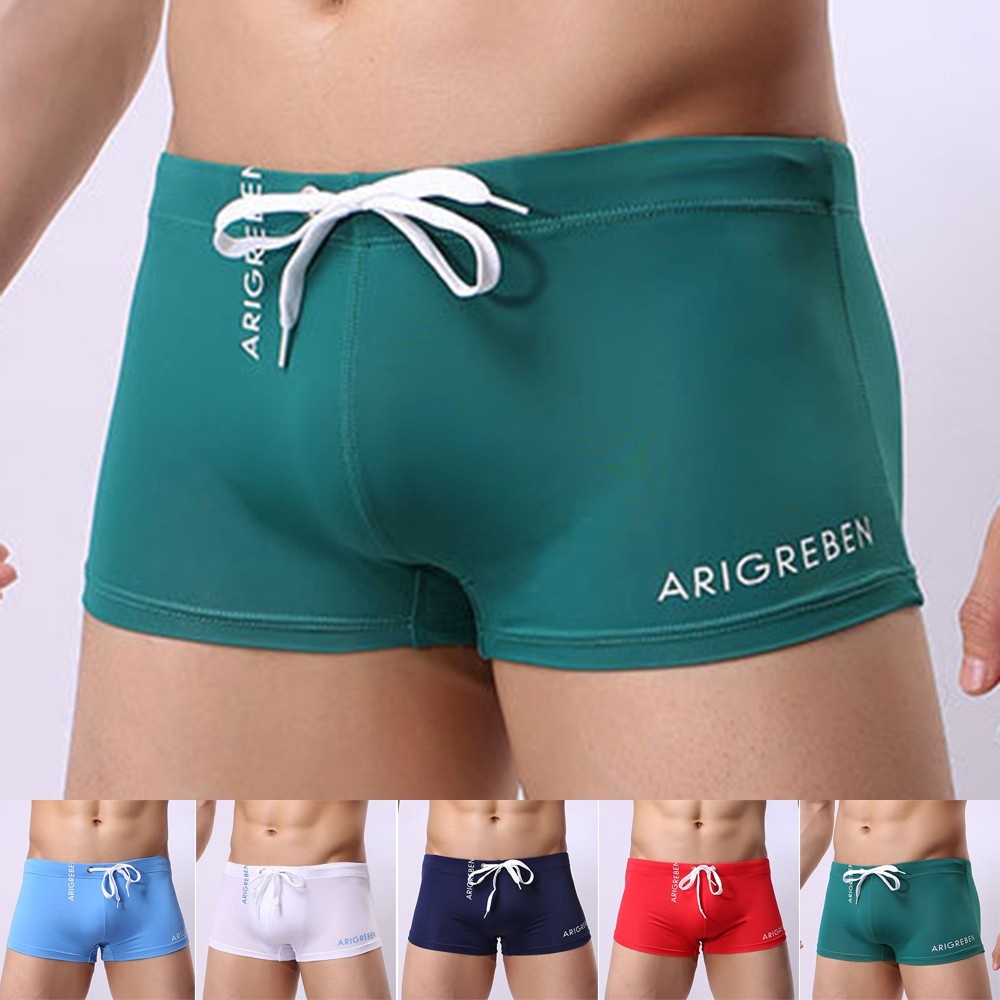 Quần Bơi Boxer Nhanh Khô Xuyên Thấu Gợi Cảm Cho Nam
