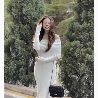 Đầm trễ vai đuôi cá -len 60