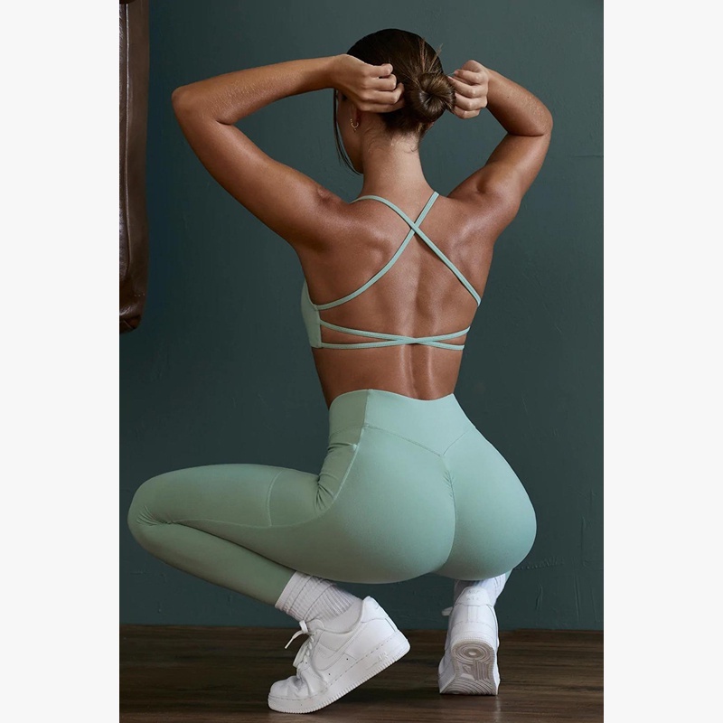 FENIN bra thể thao Áo bra gym yoga áo ngực tập gym  Áo ngực thể thao  thoáng khí thiết kế dây chéo sau lưng thích hợp tập yoga