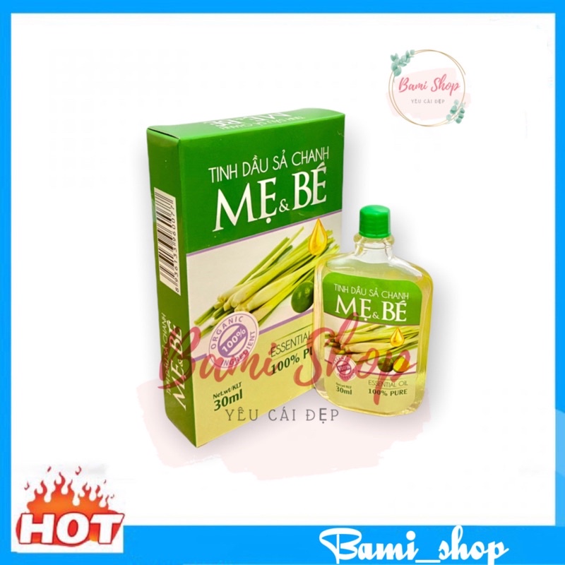 Tinh Dầu Sả Chanh Mẹ và bé 30ml