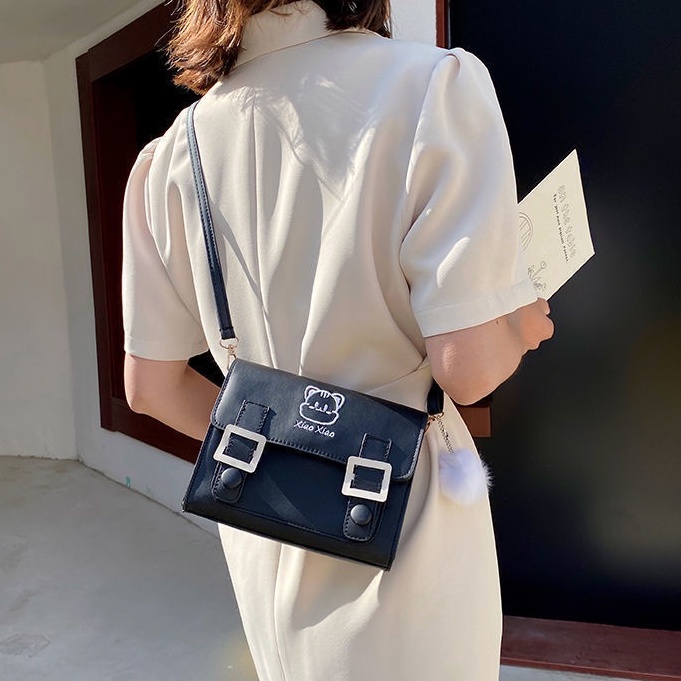 Túi Đeo Chéo Hình Vuông Nhỏ Thêu Họa Tiết Dễ Thương Phong Cách Nhật Bản Thời Trang 2022